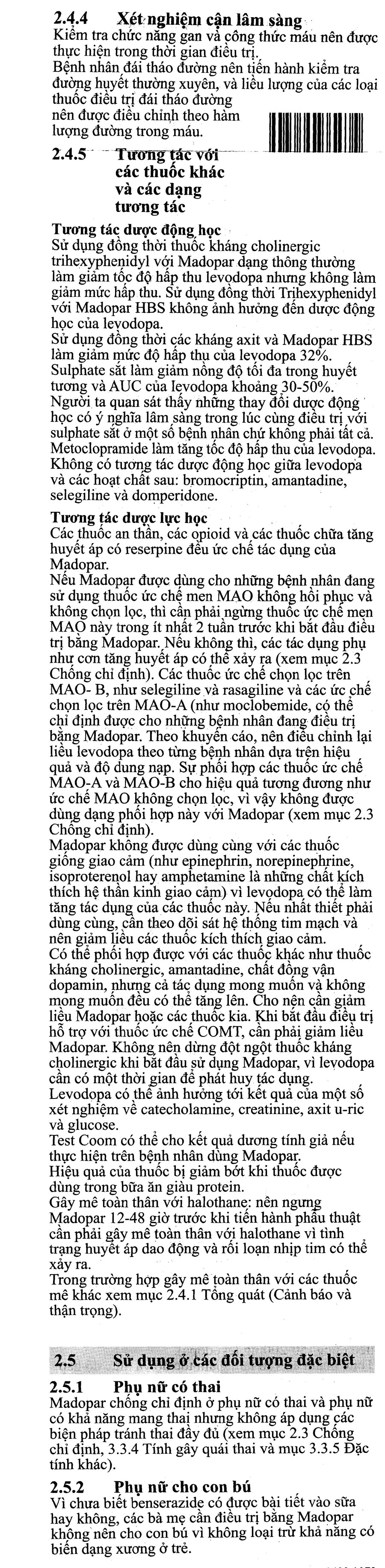 Madopar 250 trị Parkinson lọ 30 viên - 6
